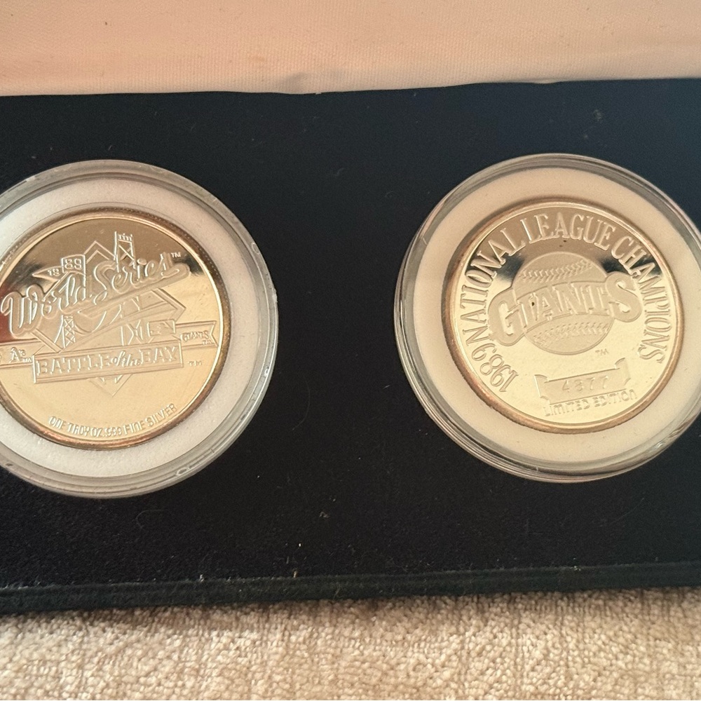 Limited Edition 1989 American League Champions Coins - Picture 2 of 3